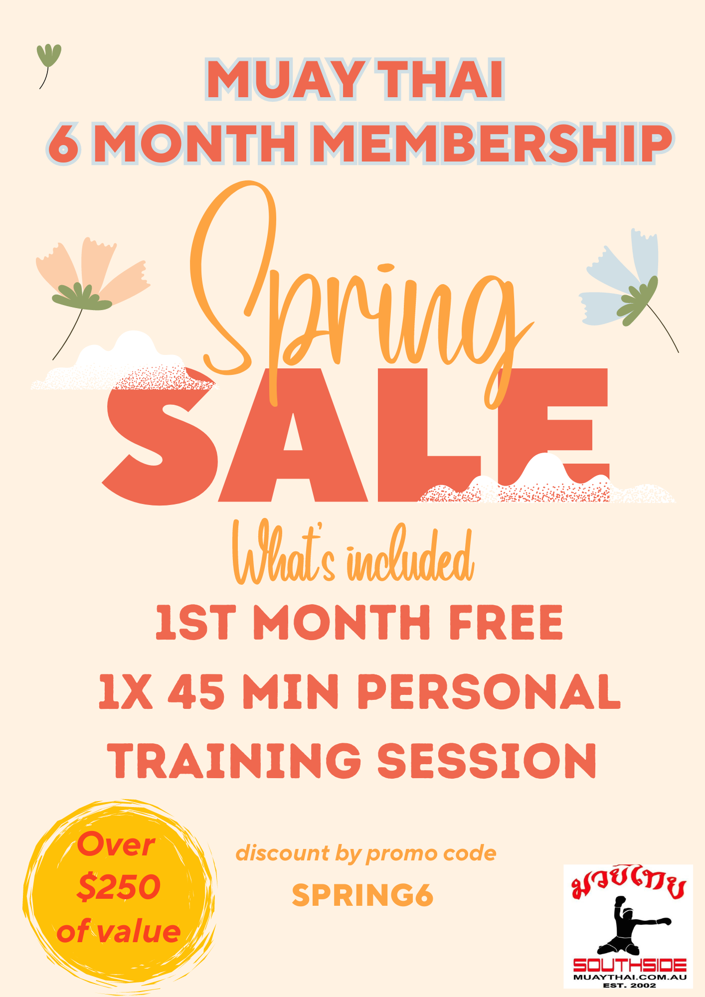 MUAY THAI spring sale